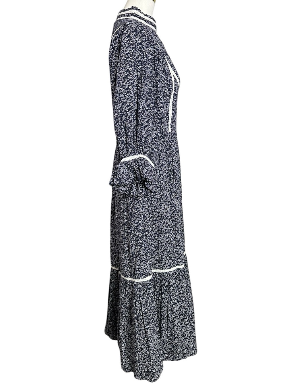 Free People Prairie Cottage Meadows Amaryllis Floral Print Dress Size 8 NWT - Picture 5 of 12